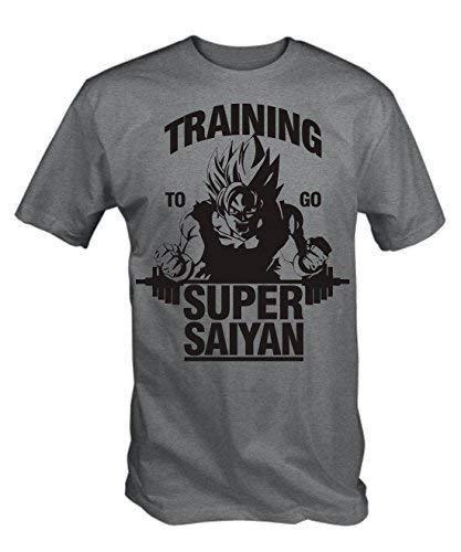 6TN hombres que entrenan para ir Super Saiyan T Shirt (Small)
