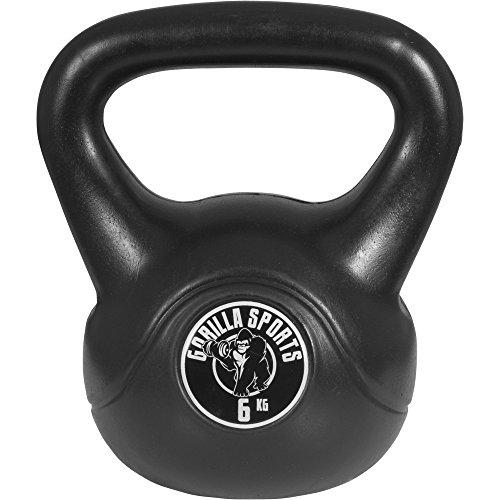 Gorilla Sports 10000342 - Pesa rusas(vinilo, de 5 a 7 kg, 6 kg, de 5 a 9 kg, más de 40 kg), talla FR: 6 kg