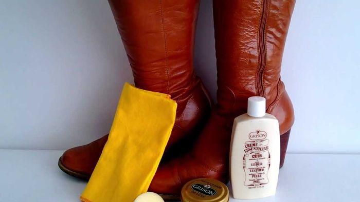 como limpiar botas de piel sintetica 