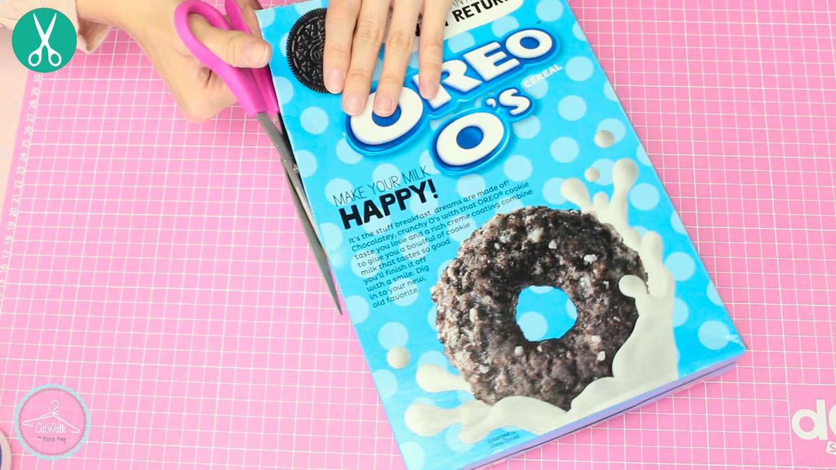 Creando un organizador con cajas oreo