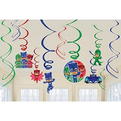 Amscan PJ Masks Party Hanging Decoration, Multi-Colored, One Size