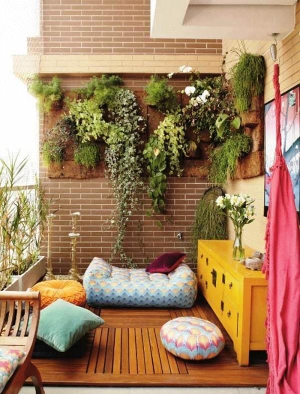 jardin vertical idea para terraza