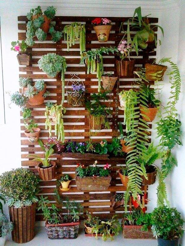 jardin vertical idea para terraza