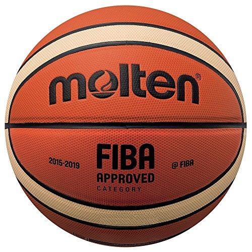 MOLTEN BGMX - Balón de Baloncesto Senior Masculino, Naranja y Marrón Claro, Talla 7