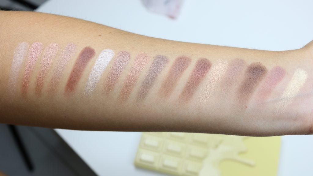 Swatches Paleta Naked Chocolate