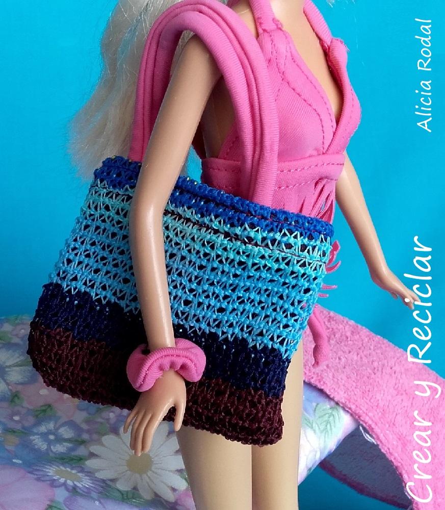 Zapatos y bolsos para muñecas con retales DIY