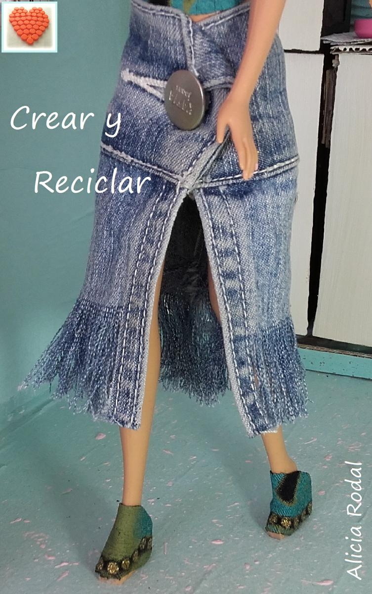 Zapatos y bolsos para muñecas con retales DIY