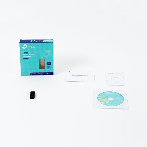 TP-LINK Archer T2U - Adaptador Inalámbrico USB de Banda Dual (AC 600Mbps, USB2.0)