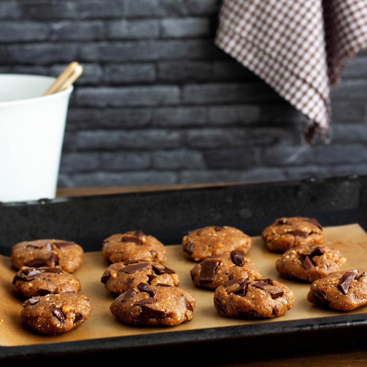Cookies extrachocolateadas sin gluten