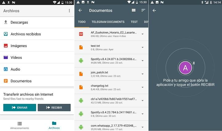 gestor o administrador de archivos y ficheros oficial de Google para Android