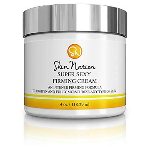 Super Sexy Firming Cream Body Lotion To Firm, Tighten & Tone Skin, Neck, Breast, Decolletage, Legs. Intense Anti Aging and Moisturizing Shea Butter, Jojoba Oil. Skin Nation by Michelle Stafford