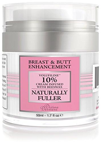 Divine Derriere Breast Enhancement Cream - Natural Breast Enlargement Cream for Bust & Butt | Natural Curves, Firming, Lifting and Plumping | Includes Handbook ($49 Value Bundle)