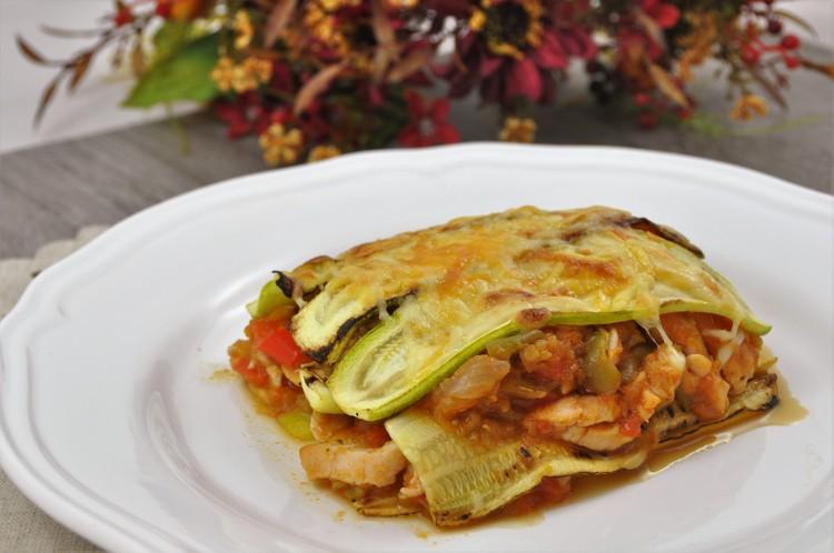 Lasaña de calabacín dietética receta