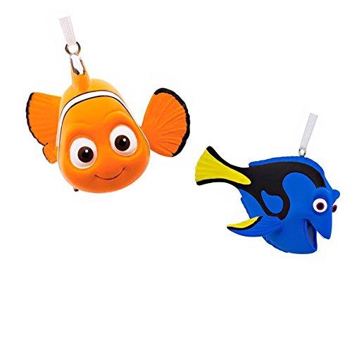 Hallmark Disney Pixar Finding Dory Christmas Ornament Bundle, Nemo & Dory