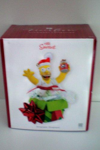 Homer Simpson of The Simpsons Christmas Tree Holiday Ornament Ornement -- NEW IN BOX