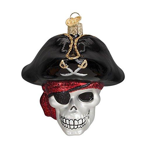 Old World Christmas Ornaments: Jolly Roger Glass Blown Ornaments for Christmas Tree