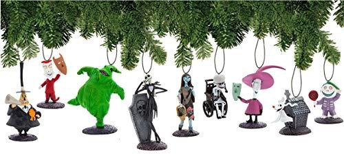 Disney Nightmare Before Christmas Ornament Set Deluxe Holiday Decorations
