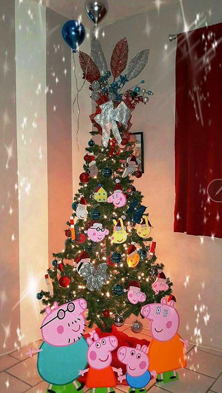 peppa pig arbol de navidad