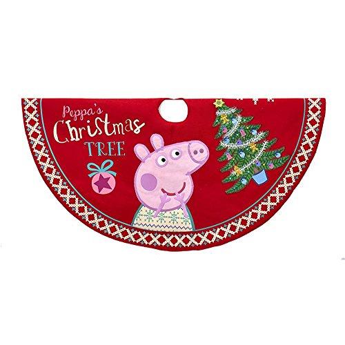 Kurt Adler Peppa Pig 48" Printed Tree Skirt Standard
