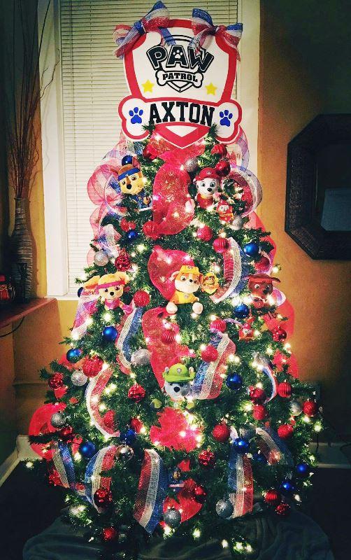 paw patrol patrulla canina arbol de navidad