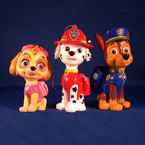 Paw Patrol Cartoon Character Ornament Set