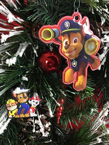 Paw Patrol Christmas Tree Ornaments-- 2 Pieces
