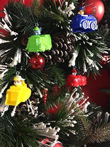 Paw Patrol Christmas Tree Ornaments on Vehicles