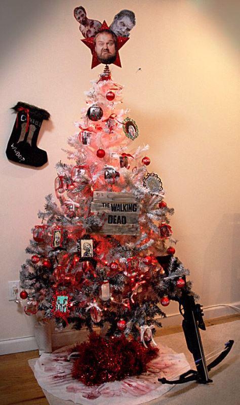 walking dead zombies arbol de navidad