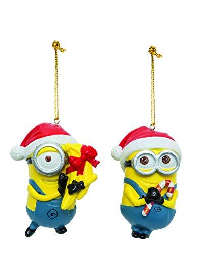 Kurt Adler Despicable Me Dave and Carl Christmas Ornaments 2 Assorted