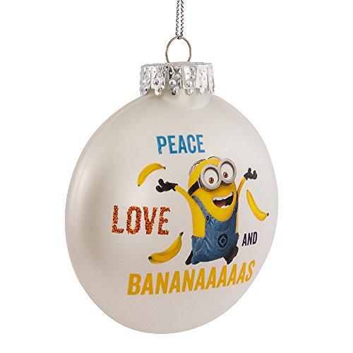 Kurt Adler Despicable Me Disc Ornament with Decal, 80mm