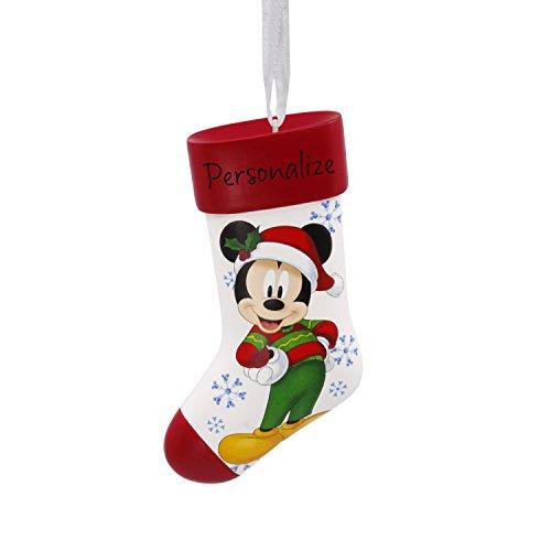 Hallmark DIY Personalized Christmas Ornament, Disney Mickey Mouse Stocking