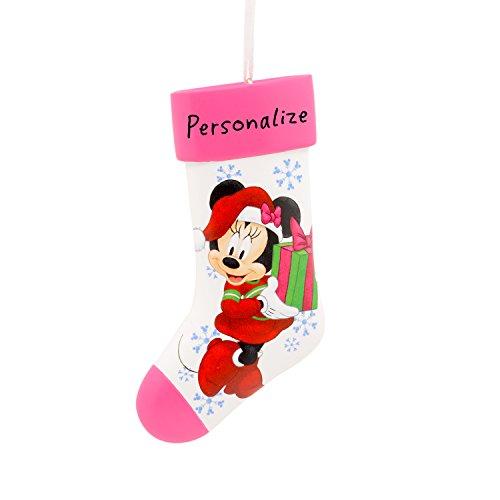 Hallmark DIY Personalized Christmas Ornament, Disney Minnie Mouse Stocking