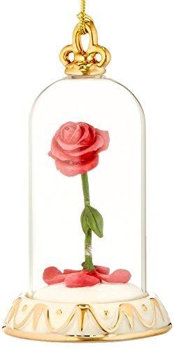 Lenox Beauty and The Beast Rose Ornament (859519)