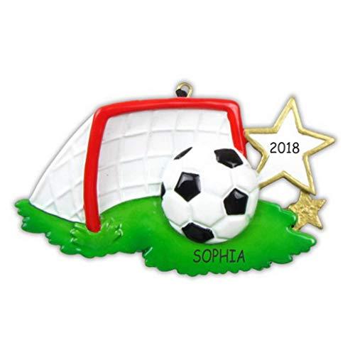 DIBSIES Personalization Station Personalized Soccer Sports Christmas Ornament