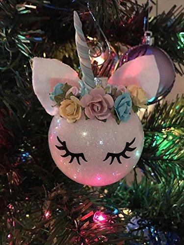 Unicorn ornament- Christmas ornament - tree ornament - Christmas unicorn - Christmas decoration- unicorn tree ornament- ornament- unicorn
