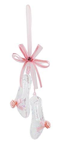 Caffco Rosy Pink Ballet Shoes Hanging Christmas Ornament