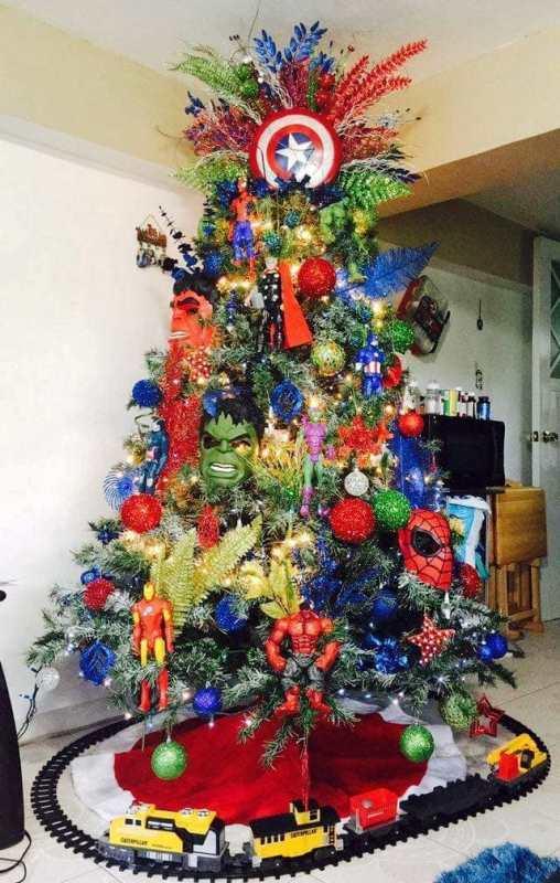 Avengers o Vengadores Arbol de Navidad