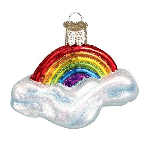 Old World Christmas Ornaments: Rainbow Glass Blown Ornaments for Christmas Tree