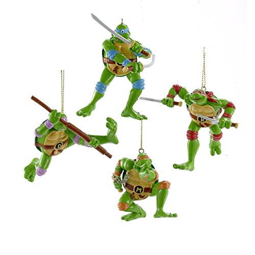 Kurt Adler Retro Ninja Turtles Ornament Set