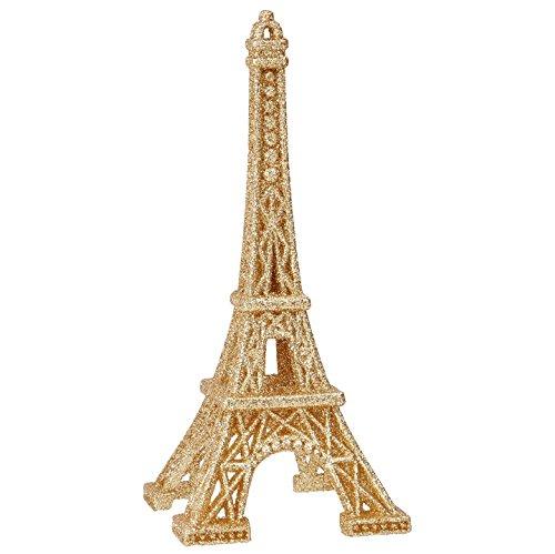 RAZ Imports - 6 Inch Eiffel Tower Figurine Christmas Tree Ornament (Gold)