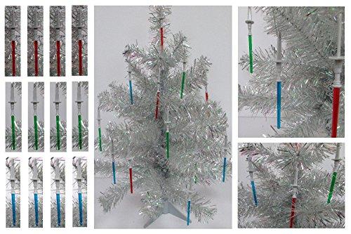 Star Wars 12 Piece MINI LIGHTSABER Christmas Tree Ornament Set - Shatterproof Plastic Design 3" to 4" Tall