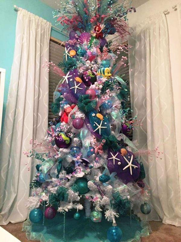 sirenita ariel arbol de navidad