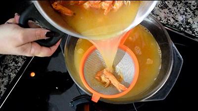 garbanzos con langostinos