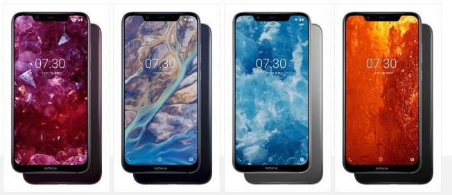 Nokia X7 - colores