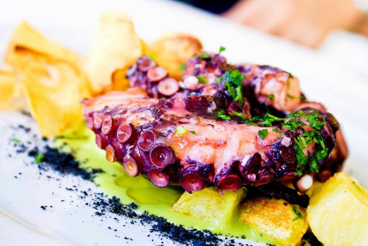 pulpo a la parrilla