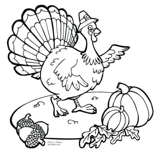 imprimir imagen pavo thanksgiving