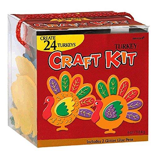 Festive Fall Thanksgiving Party Turkey Craft Kit