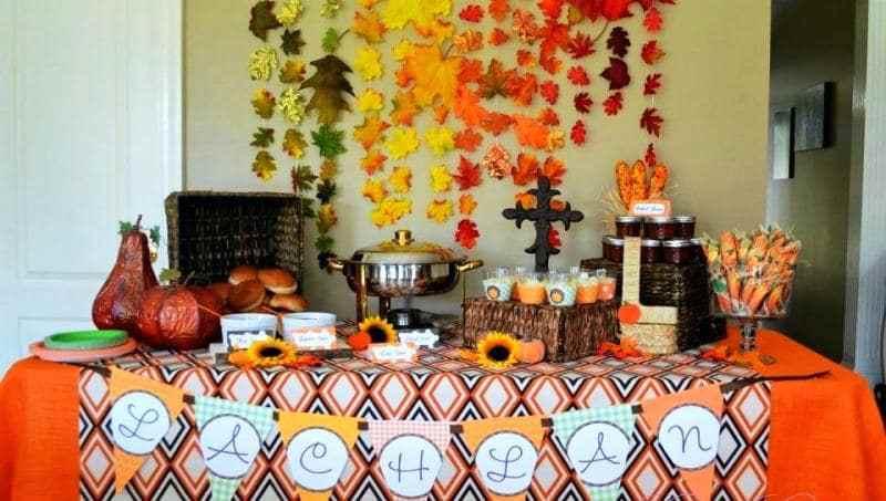 candy bar accion de gracias