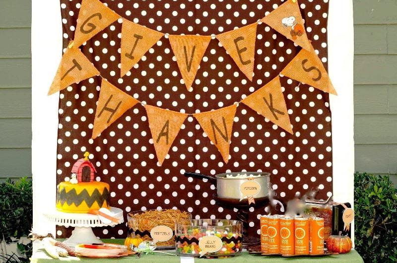 candy bar accion de gracias