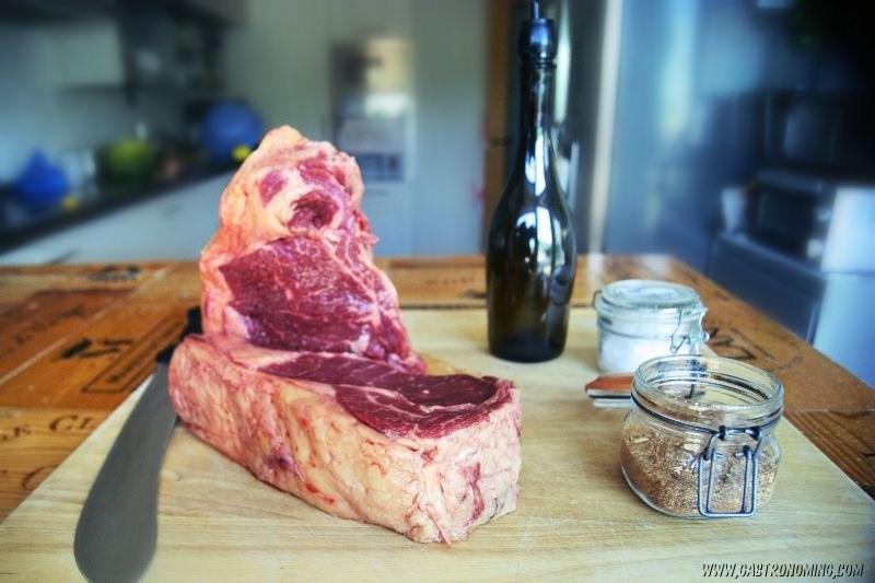 entrecot con bbq rub